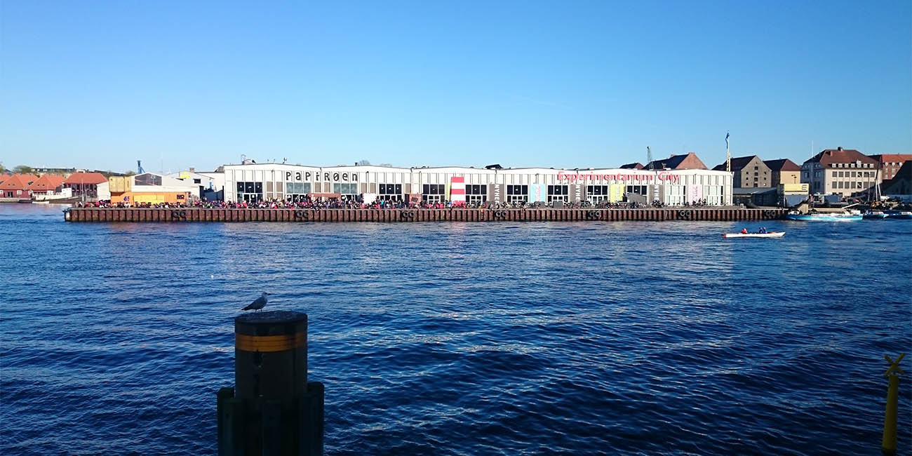 Udendørs yoga på papirøen